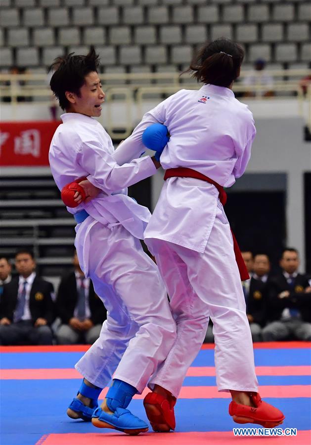 highlights of womens karate kumite finals at chinese national