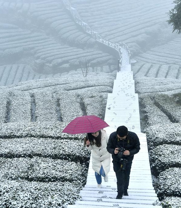 The scencery of snowfall across China
