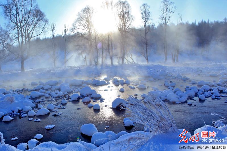 Stunning scenery of A’er Mountain in N China