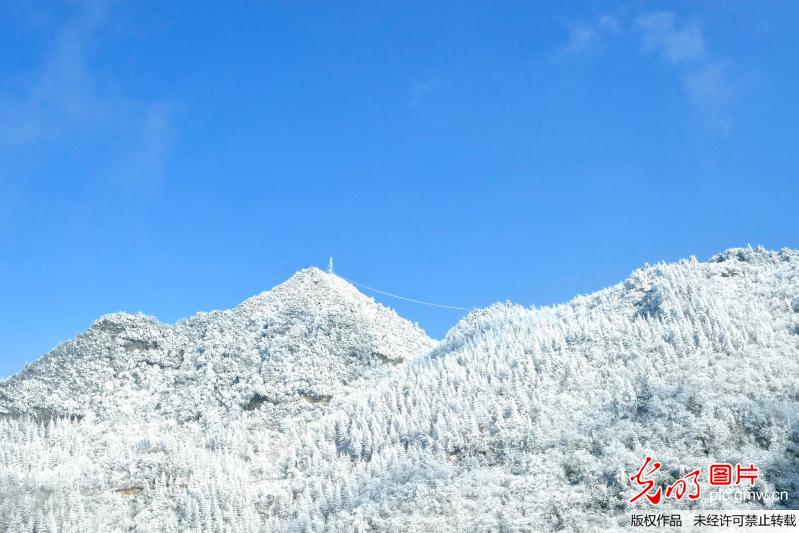Picturesque snow scenery in C China’s Hubei