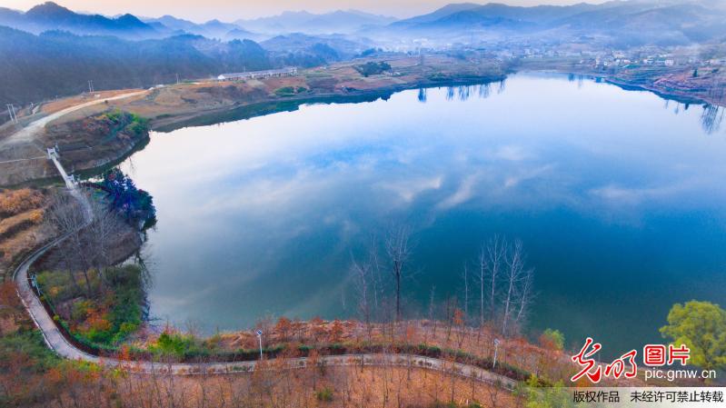 Picturesque scenery of Longhu National Wetland Park in C China