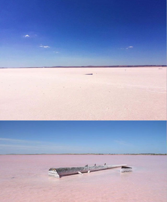 Lake Bumbunga in South Australia.