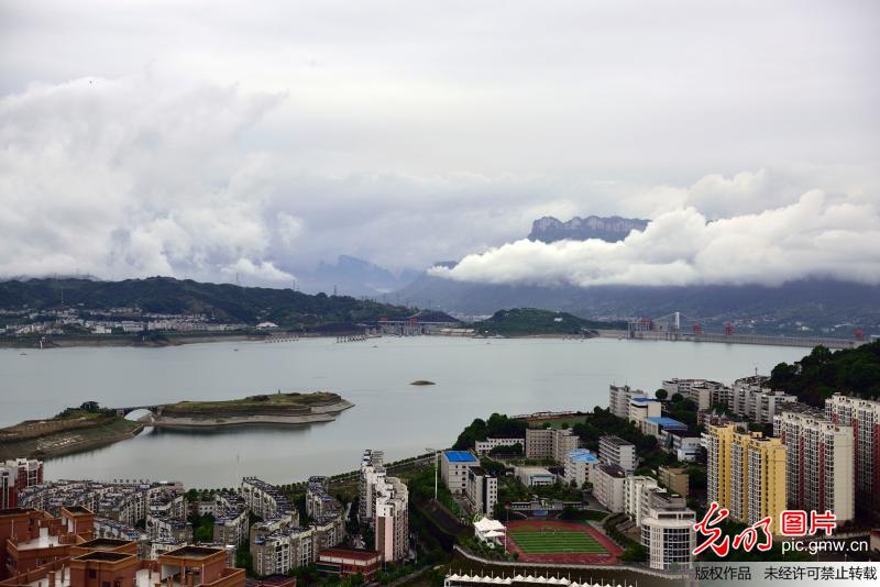 Scenery of Three Gorges Reservoir in C China’s Hubei Province