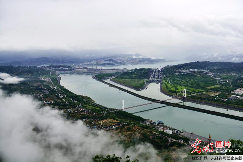 Scenery of Three Gorges Reservoir in C China’s Hubei Province