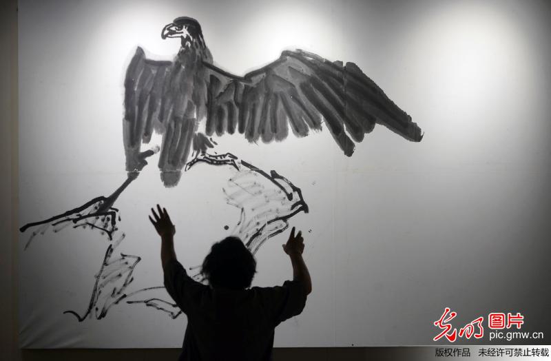 1st international ink and wash art fair held in E China’s Hangzhou