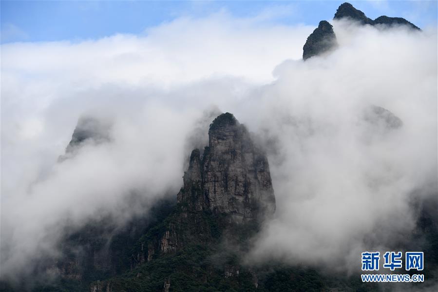 Beautiful scenery of Shengtang Mountain in China's Guangxi