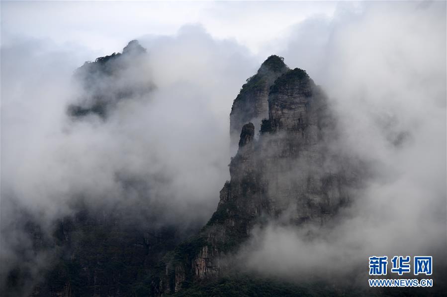 Beautiful scenery of Shengtang Mountain in China's Guangxi