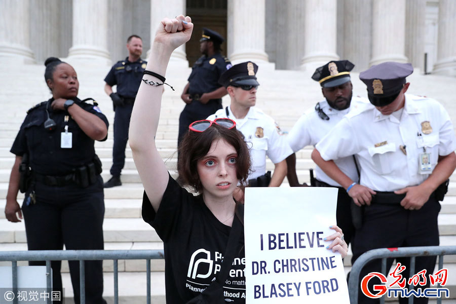 Protesters rally against Kavanaugh in Washington, D.C.