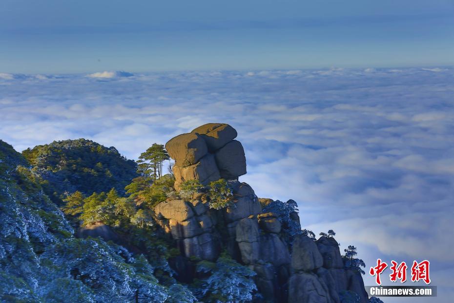 Stunning scenery of snow-covered Sanqing Mountain in E China’s Jiangxi