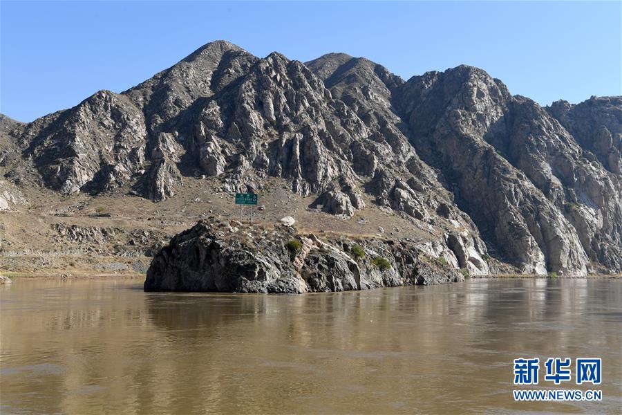 Scenery of Yellow River in Lanzhou, NW China