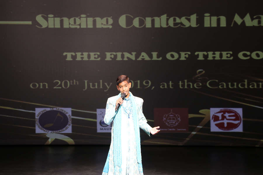 Singing Contest held in Mauritius to mark the 70th Anniversary of the founding of the P.R.C.