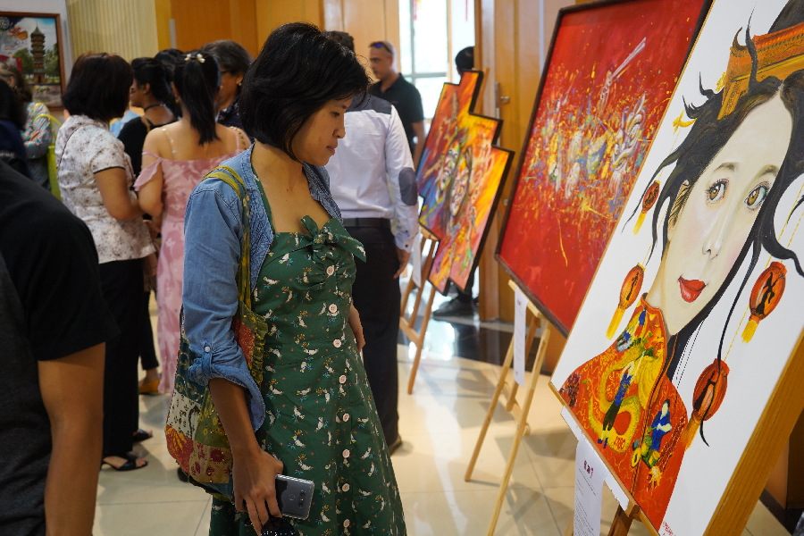 Painting Competition held in Mauritius to mark the 70th Anniversary of the founding of the P.R.C.