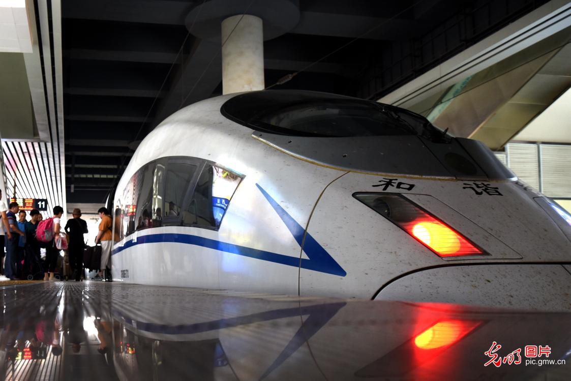 New train diagram puts into operation in China from Oct. 11
