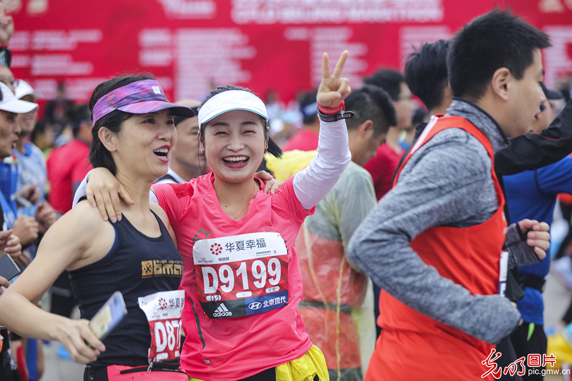 In pics: Highlights of 2019 Beijing Marathon