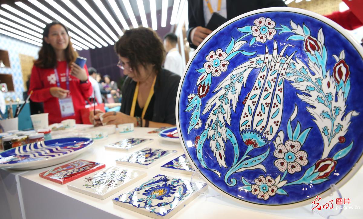 Intangible cultural heritages exhibited at 2nd CIIE