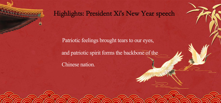 Highlights: President Xi's New Year speech(Ⅰ)