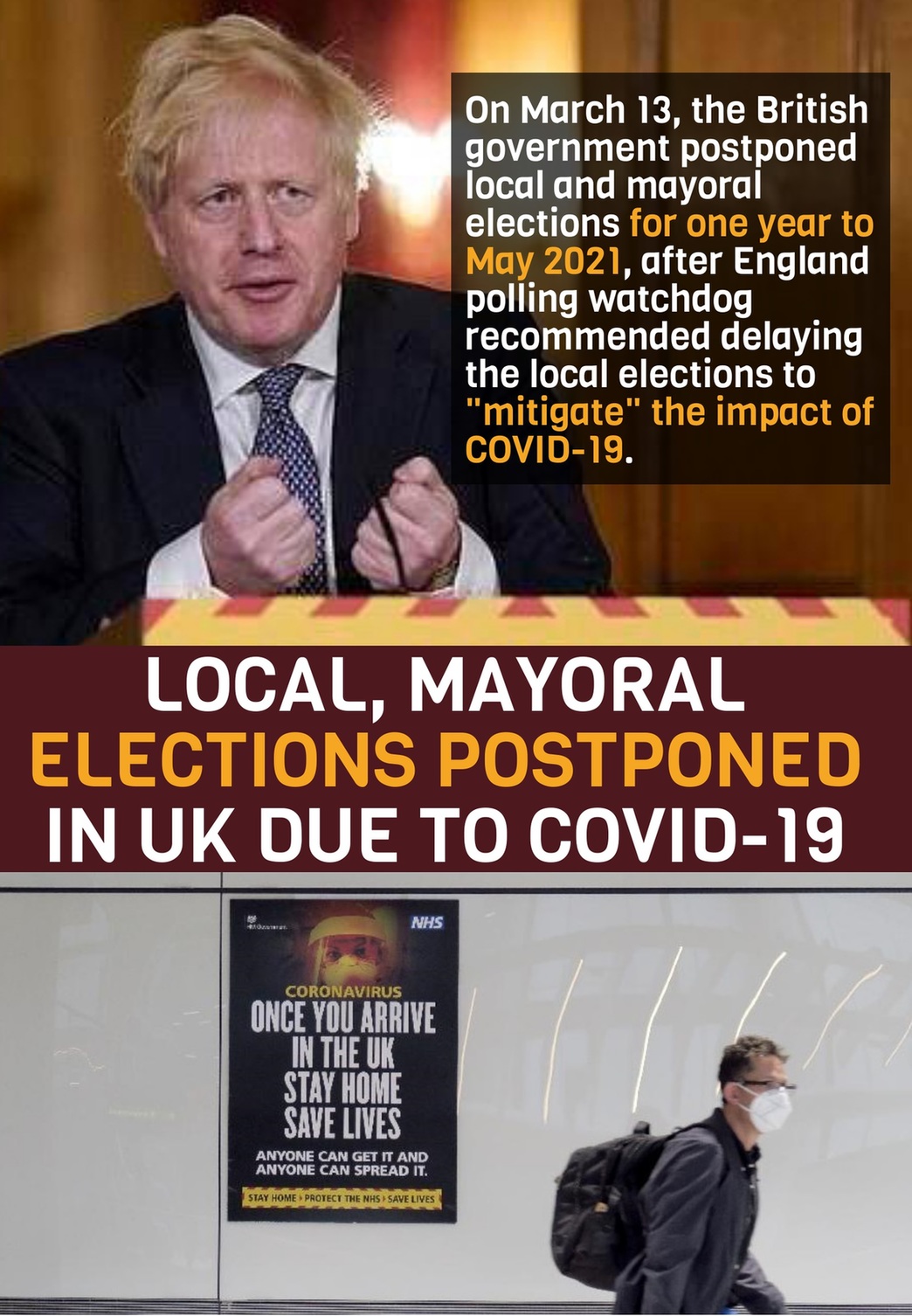 Local, mayoral elections postponed in UK due to COVID-19