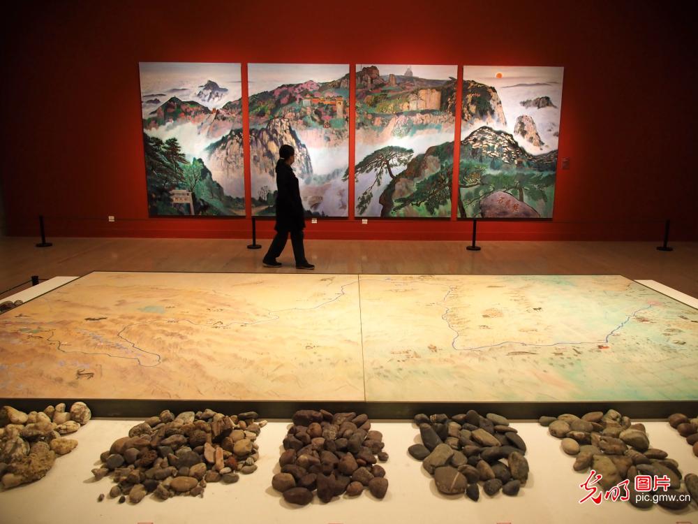 New oil painting exhibition on show at the National Art Museum in Beijing