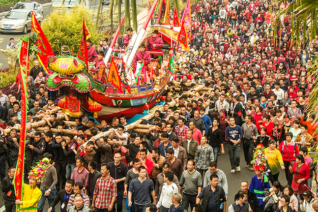 Ong Chun ceremony jointly declared by China and Malaysia were included in the UNESCO Human Representative list of intangible cultural heritage