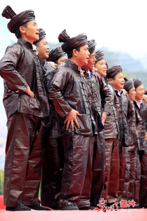 Kam Grand Choir singing competition held in SW China’s Guizhou Kam Grand Choir singing competition held in SW China’s Guizhou