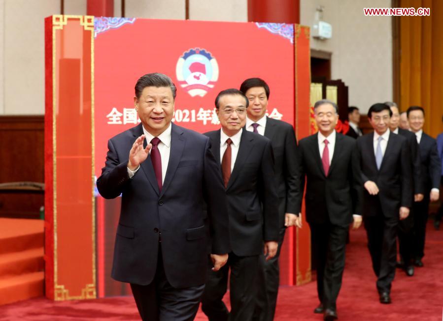 Xi Focus: Xi addresses New Year gathering of CPPCC National Committee