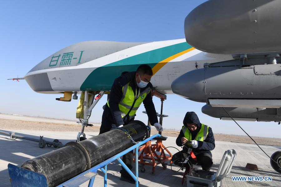 China Focus: China deploys large UAV for ecological protection