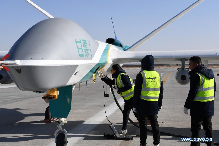 China Focus: China deploys large UAV for ecological protection