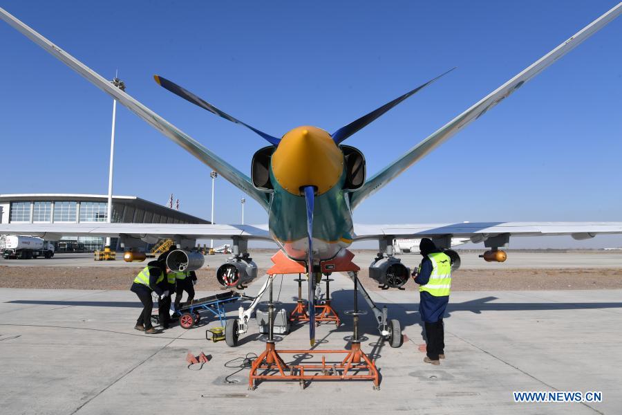 China Focus: China deploys large UAV for ecological protection