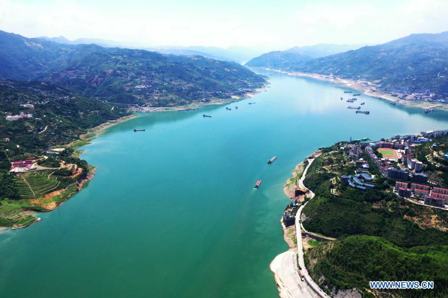 Ecological environment in Chongqing section of Yangtze River improved