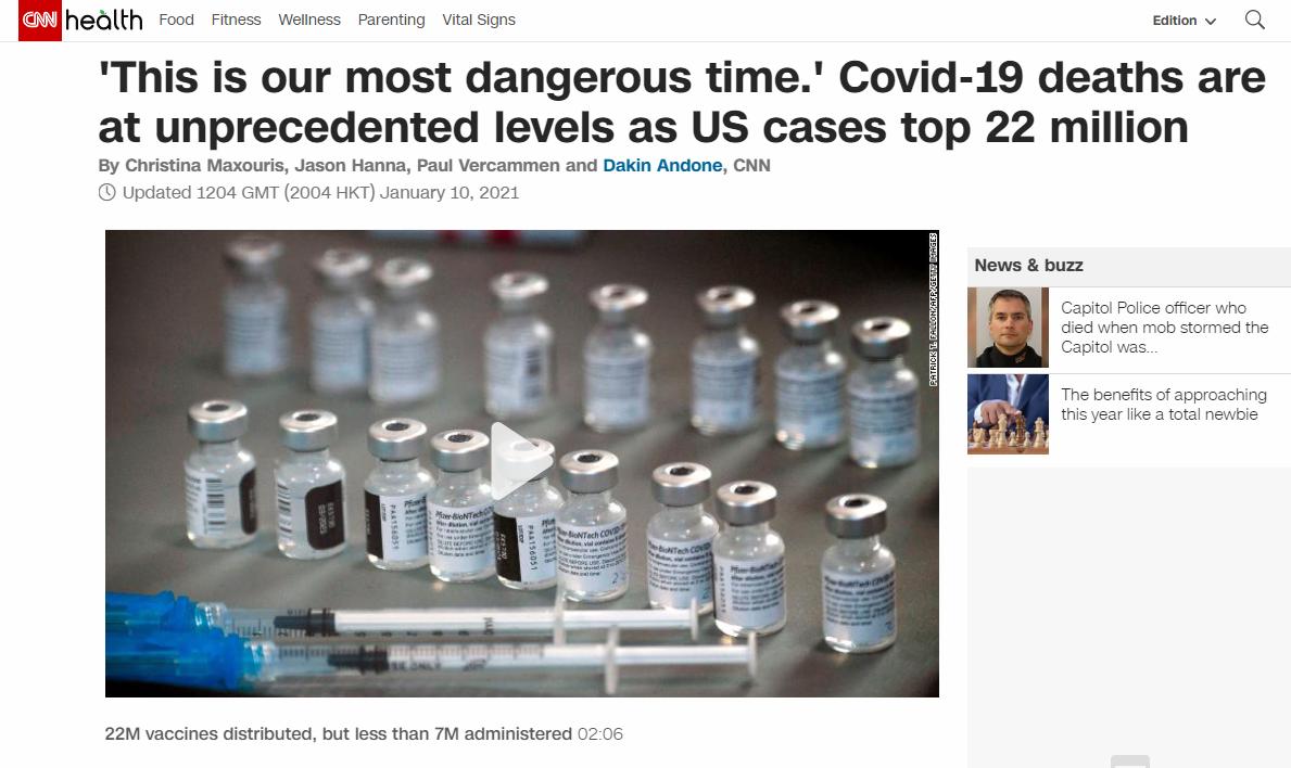 U.S. reports record-high weekly COVID-19 cases and deaths: media