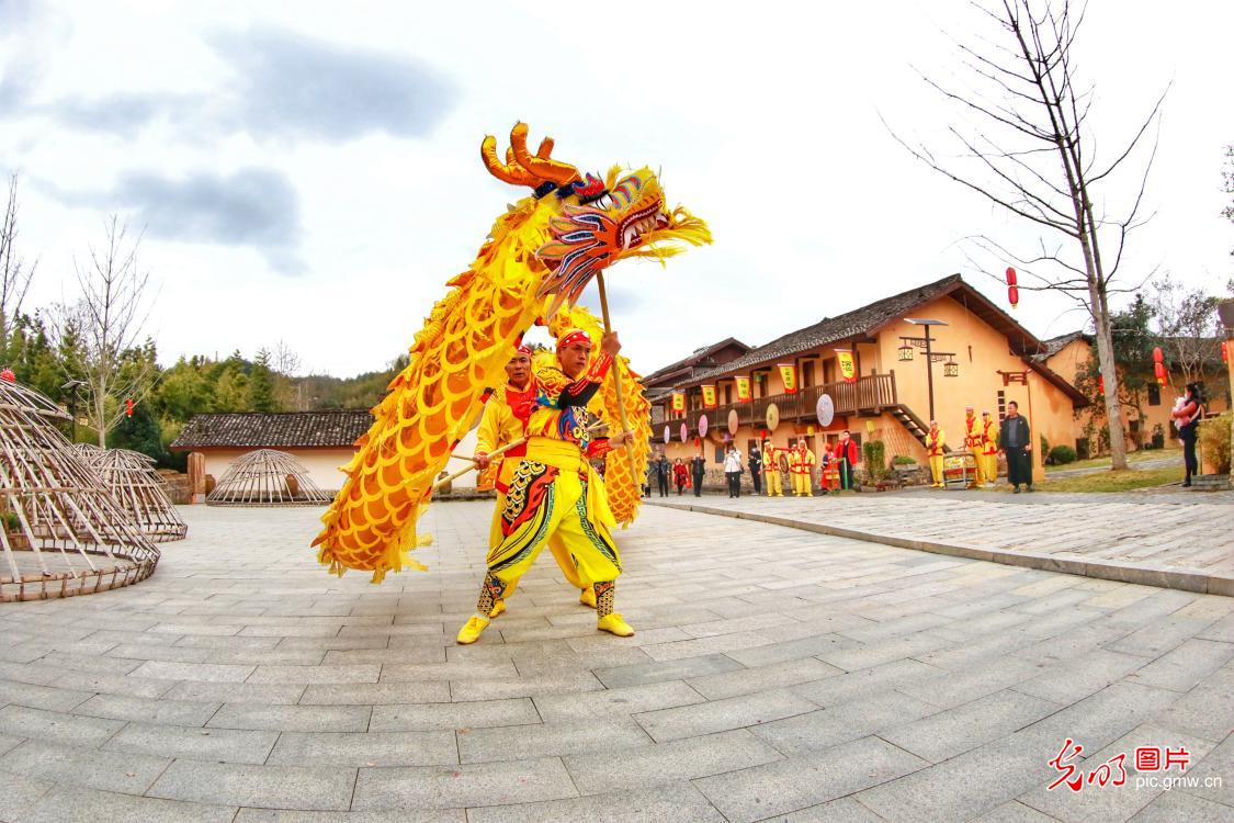 Customary and cultural activities held in E China's Jiangxi Province to welcome the New Year