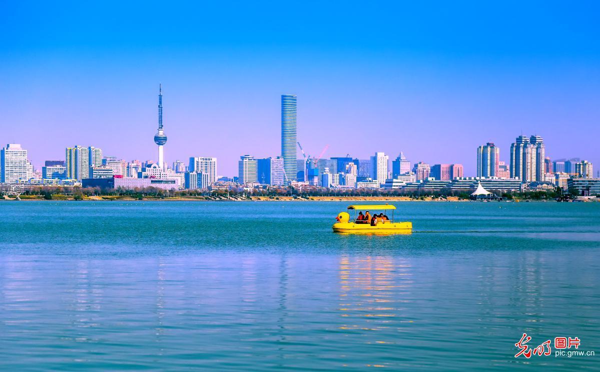 江苏徐州：云龙湖冬景如画