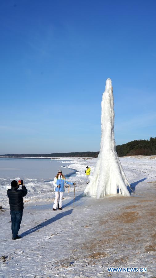 Ice scenery in Latvia