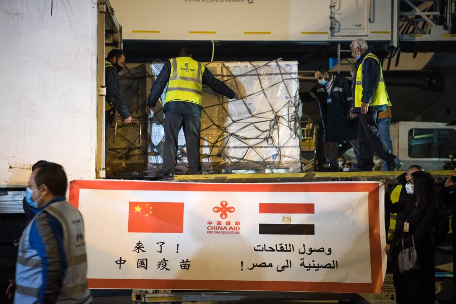 Egypt receives shipment of COVID-19 vaccines from Chinese company