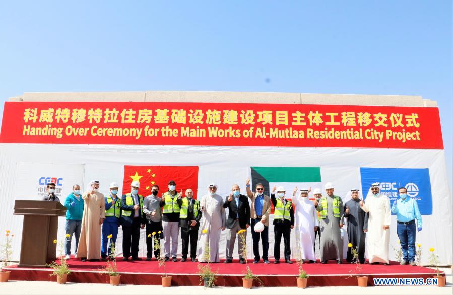 Chinese company hands over main works of housing infrastructure project to Kuwait