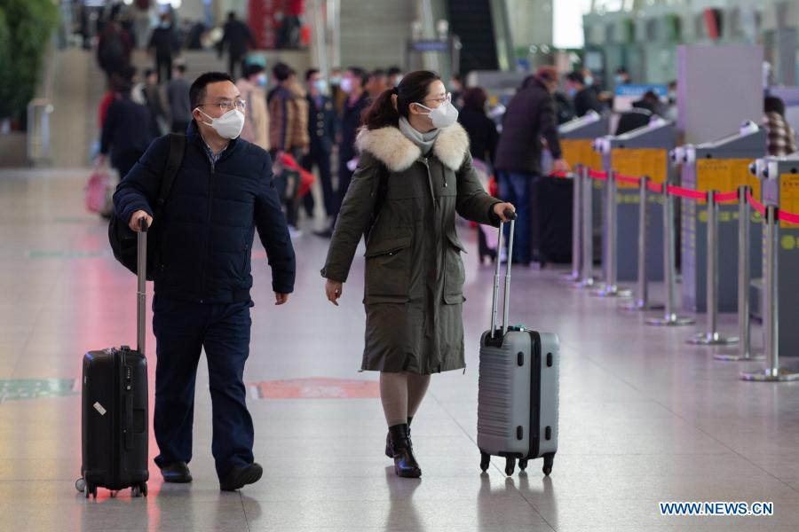 China reports sharp drop in Spring Festival travel