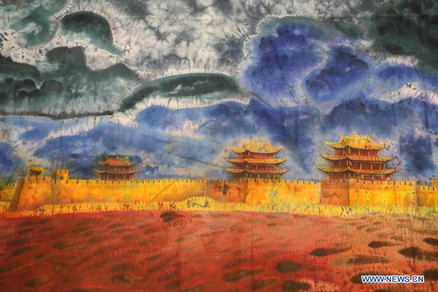 In pics: dyeing art in Gansu