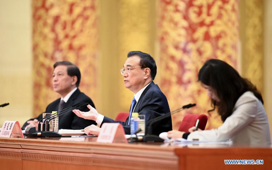 Chinese premier meets press after annual legislative session