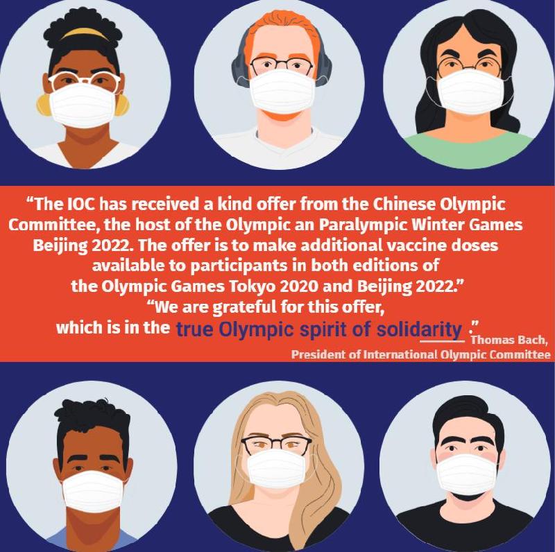China's coronavirus vaccine offer for IOC - the true Olympic spirit of solidarity