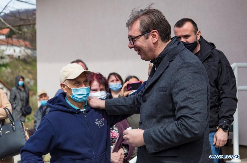 Serbian president receives injection of Chinese COVID-19 vaccine