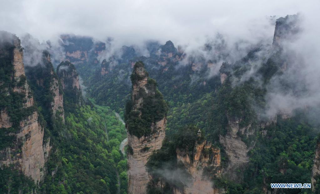 Scenery of Zhangjiajie National Forest Park in Hunan