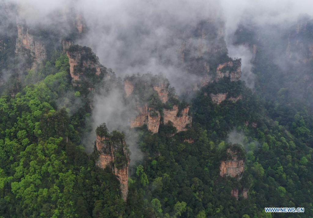 Scenery of Zhangjiajie National Forest Park in Hunan