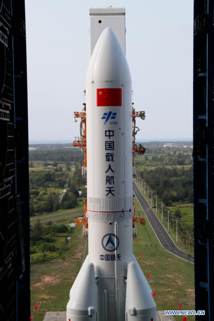 China prepares to launch space station core module
