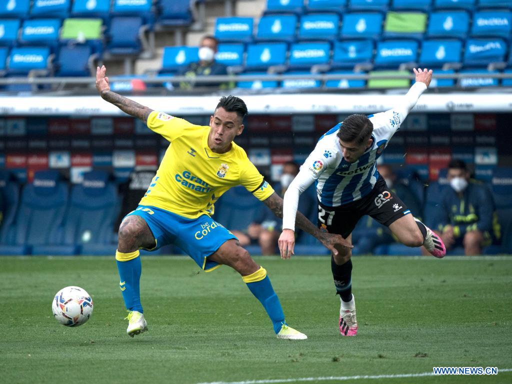 Spanish second division league: RCD Espanyol vs. UD Las Palmas