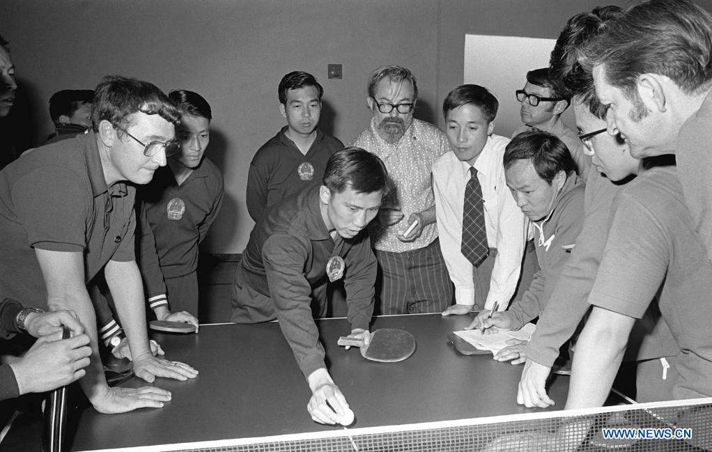 Pic story: history of China-U.S. Ping-Pong Diplomacy