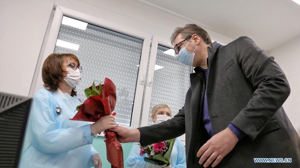 Serbian president receives 2nd dose of Sinopharm vaccine