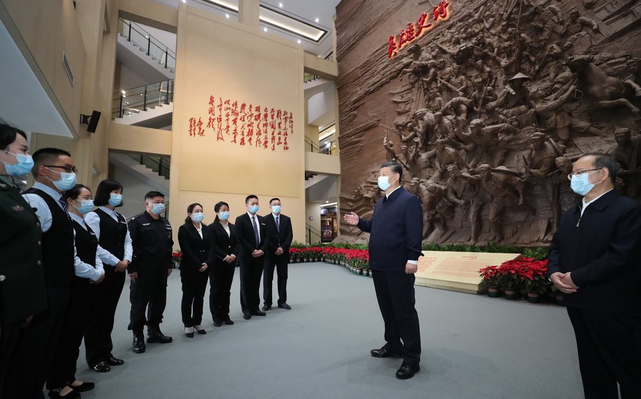 Xi Focus: Xi shines light on CPC's commitments, spirit through Party history stories