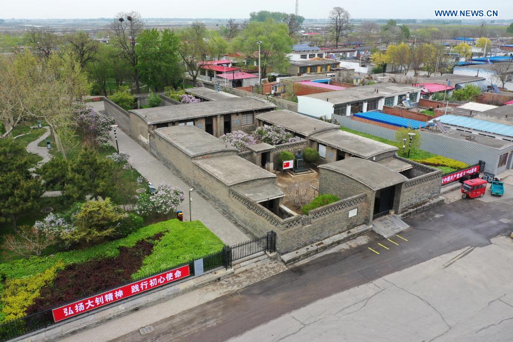 Aerial view of Tangshan City, cradle of China's modern industry