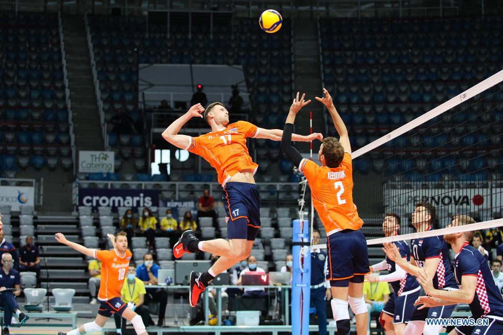 CEV EuroVolley 2021 Qualifying match: Croatia vs. the Netherlands