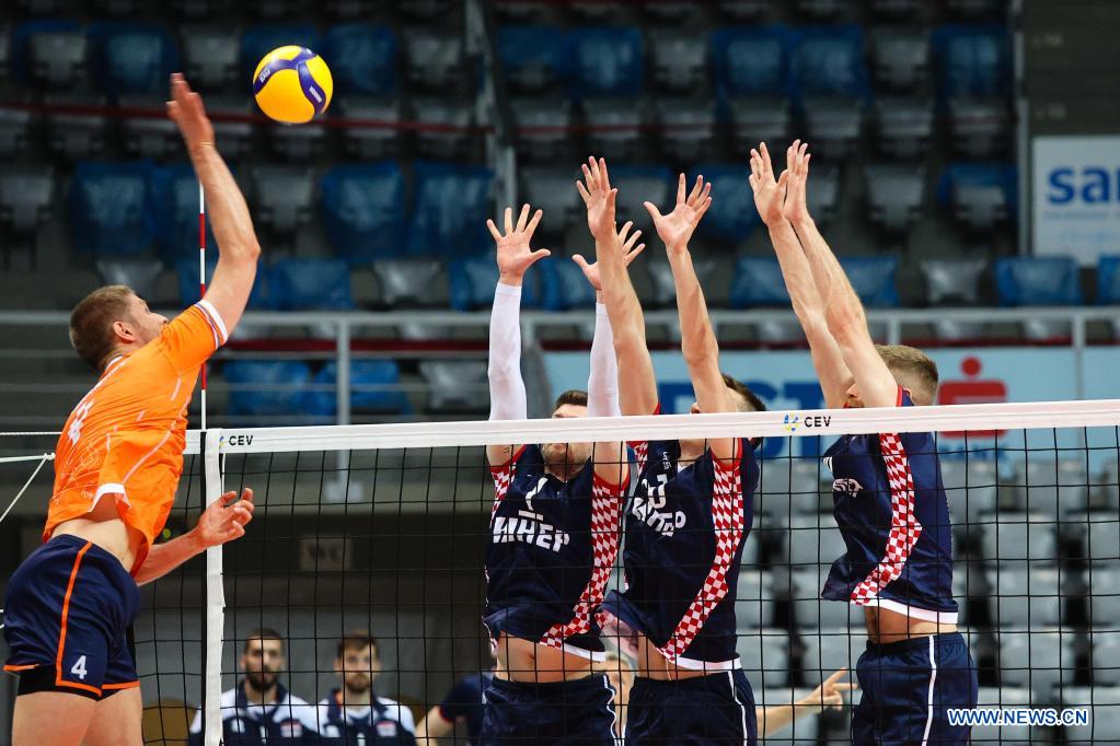 CEV EuroVolley 2021 Qualifying match: Croatia vs. the Netherlands